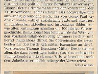 2011.06.16 - Jubilaeumsbuch erschienen - Nordlohne - GN - Sonderbeilage
