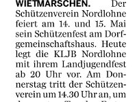 2015.05.14 - Schuetzenfest in Nordlohne - LT